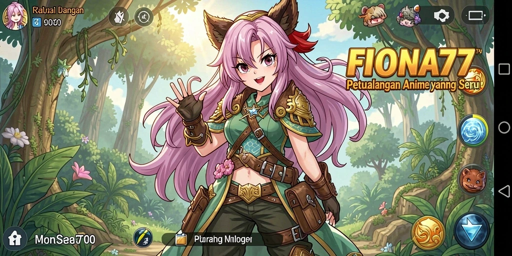Gameplay seru di dunia anime yang penuh warna.