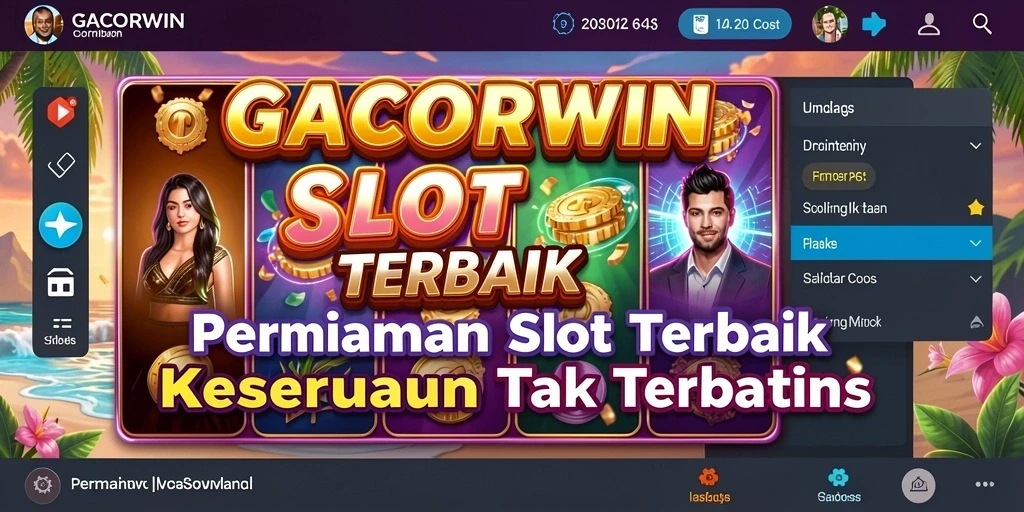 Screenshot utama GACORWIN menampilkan gameplay Slot yang menegangkan.