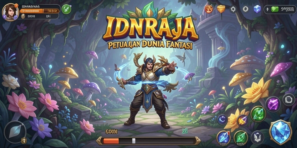 Gameplay seru dan menantang di IDNRAJA yang memukau.