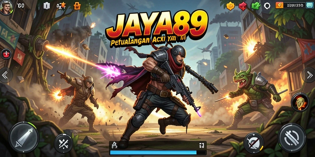 Tampilan gameplay JAYA89 yang penuh aksi mendebarkan.