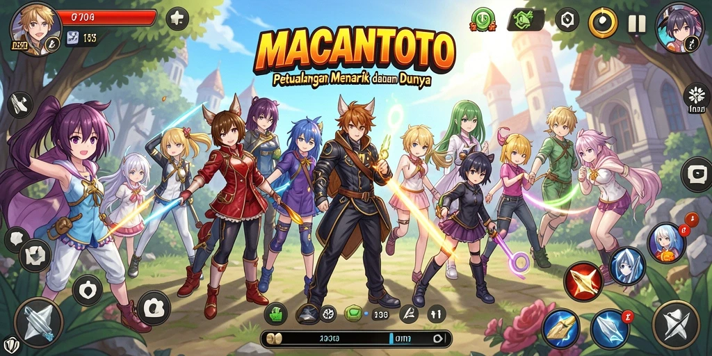 Tangkapan layar menampilkan pertarungan dinamis dalam <strong>MACANTOTO</strong>.