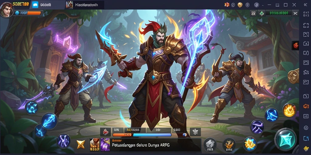 Tampilan gameplay seru dari SOBET88 dalam dunia ARPG.