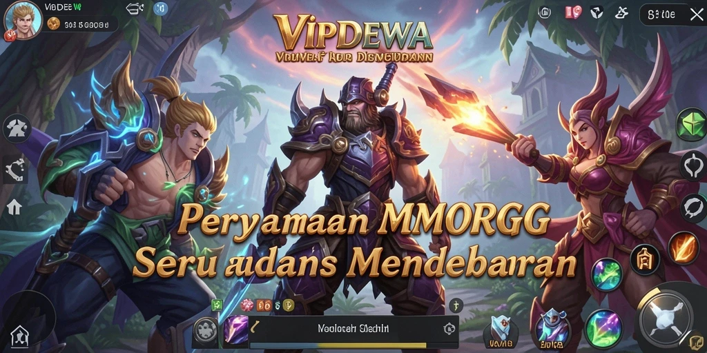 Tampilan gameplay yang mendebarkan di <strong>VIPDEWA</strong> dengan action yang penuh warna.